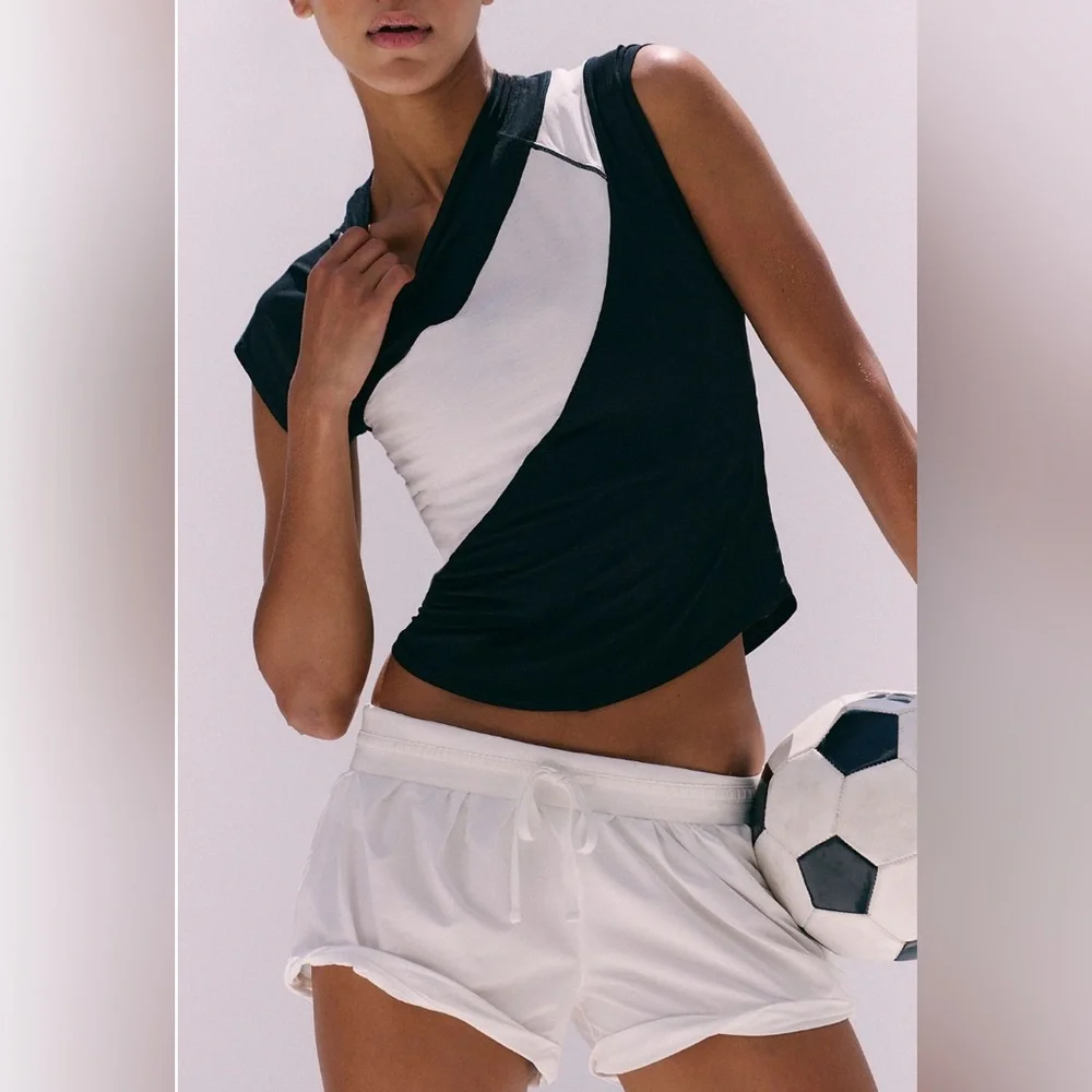 FP MOVEMENT by FREE PEOPLE Tempo Colorblock Tee TOP - Picture 5 of 6